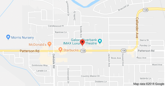 Google Map of 6440 Estelle Ave suite 2, Riverbank, CA 95367
